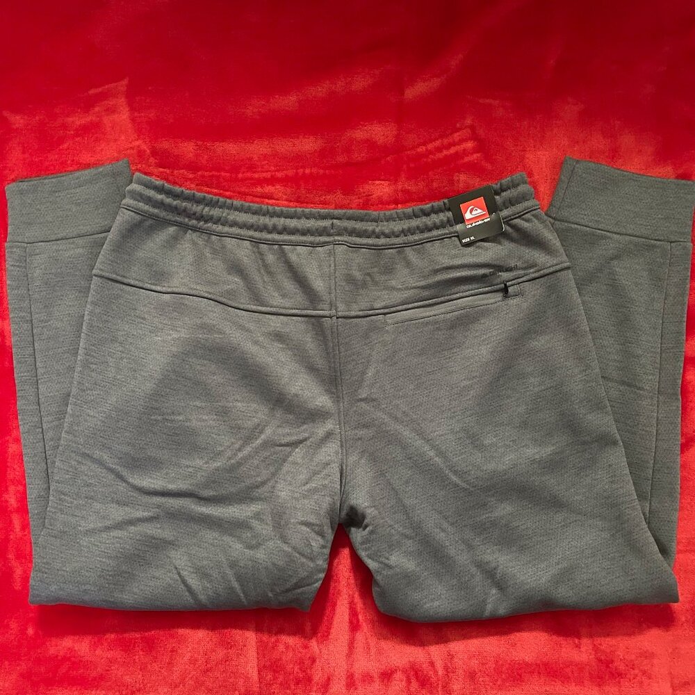 Quiksilver Clean Surf Jogger Fleece Sweatpants Charcoal Gray XL - NWT